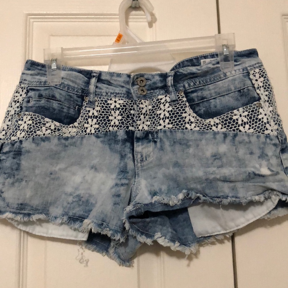 Denim shorts